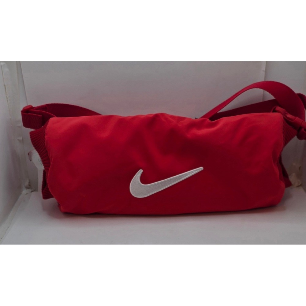 Nike Sportswear Essentials Crossbody Bag Red White Swoosh Fanny Pack BA5904-657